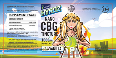 Nano Infused CBG Oil Tincture