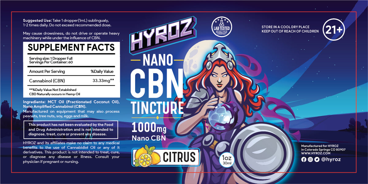 Nano Infused CBN Oil Tincture